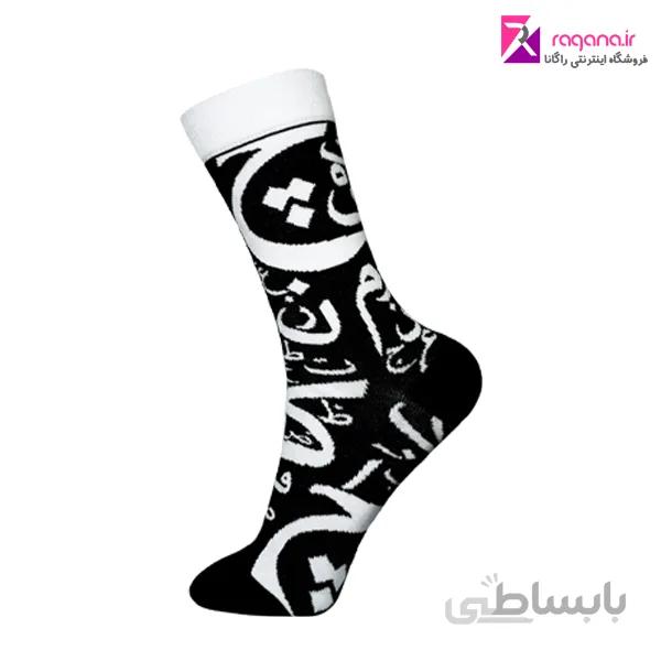جوراب زنانه پاتریس طرح الفبا کد RG-PA 104