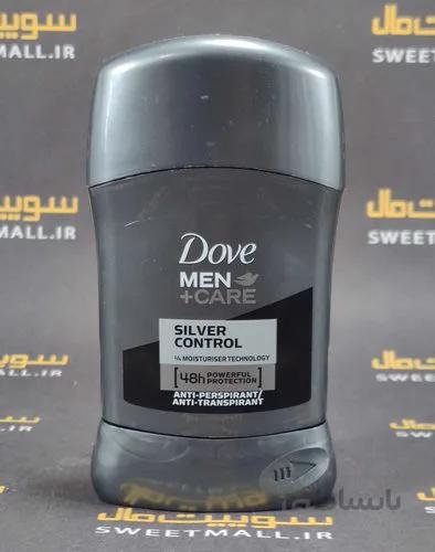 استیک داو ضد تعریق مردانه 50 میل Dove مدل silver control