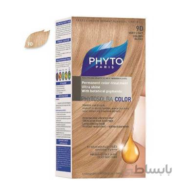 کیت رنگ مو فیتو مدل PHYTO COLOR شماره 9D