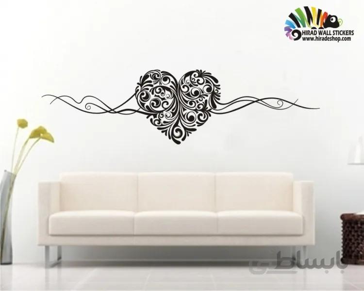 استیکر و برچسب دیواری قلب heart wall stickers کد h188