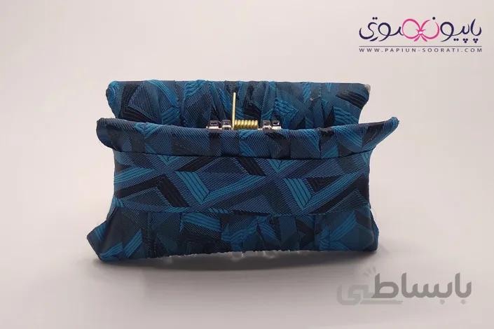 کلیپس پارچه ای آبی سرمه ای