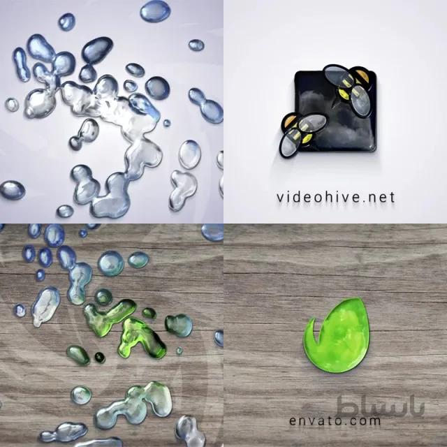 پروژه آماده افترافکت لوگو موشن Clean Water Logo Reveal