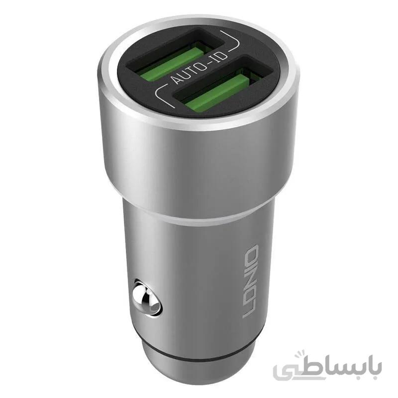 شارژر فندکی الدینیو مدل C302 - آیفون ا LDNIO C302 Car Charger