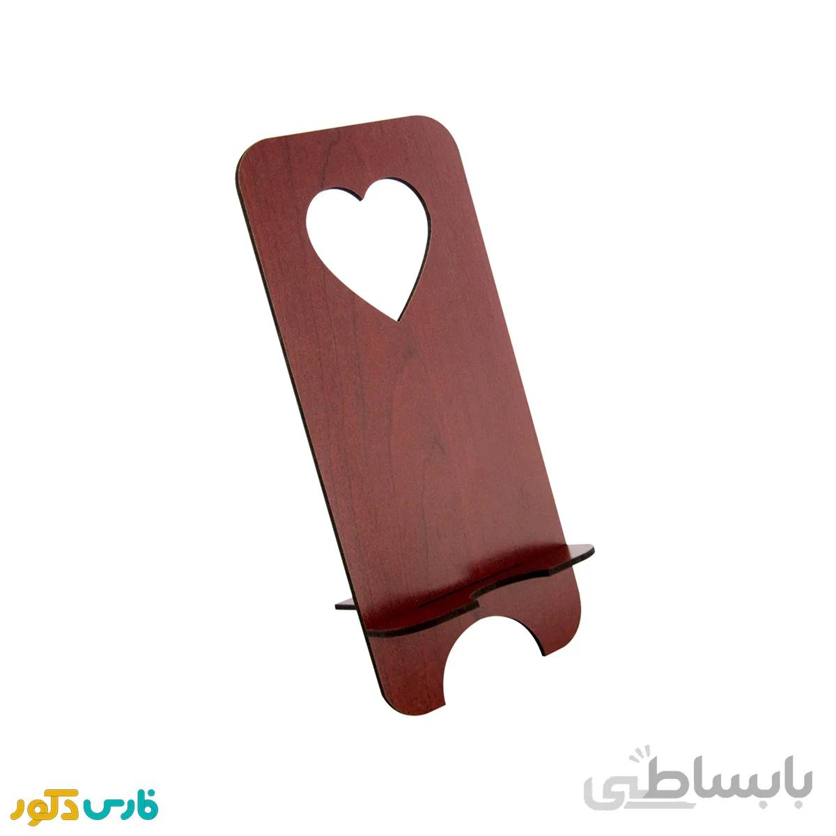 استند موبایل مسافرتی طرح قلب کد 1