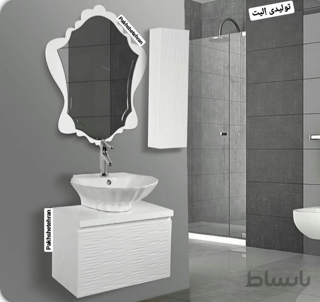 روشویی کابینت دار آرتمیس کوبیسم60 سانت ا روشویی کابینت دار آرتمیس کوبیسم60 سانت