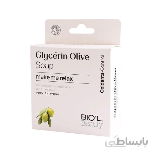 صابون آرایش پاکن گلیسرینه زیتون بیول، ترمیم پیری سلولی پوست ۱۰۰ گرم