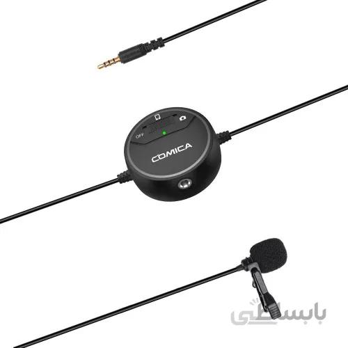 میکروفون یقه ای Comica SIG.LAV V03 ا میکروفون یقه ای Comica SIG.LAV V03 مخصوص موبایل و دوربین