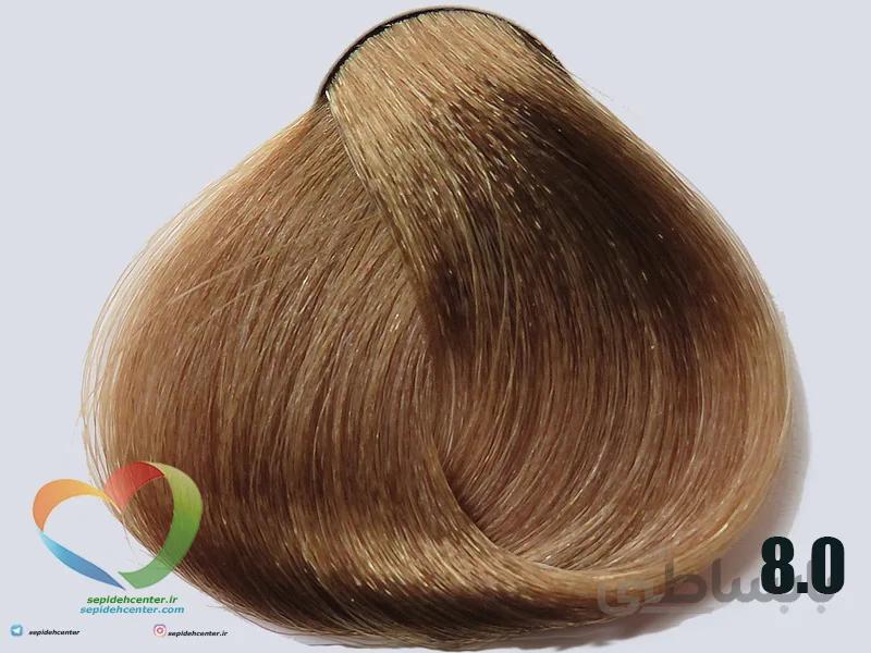 رنگ موی اچ اس لاین بلوند روشن 8.0 – ECHOSLINE COLOR Light Blonde