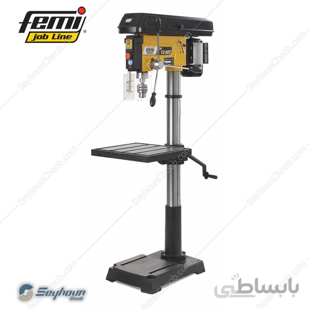 دریل ستونی 20 میلیمتری 1100 وات فمی مدل femi DP-12-961 - 8086126