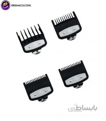 ست 4 عددی شانه فلزی ماشین اصلاح وال مخصوص فید Whal hair cutting guide combs for fade