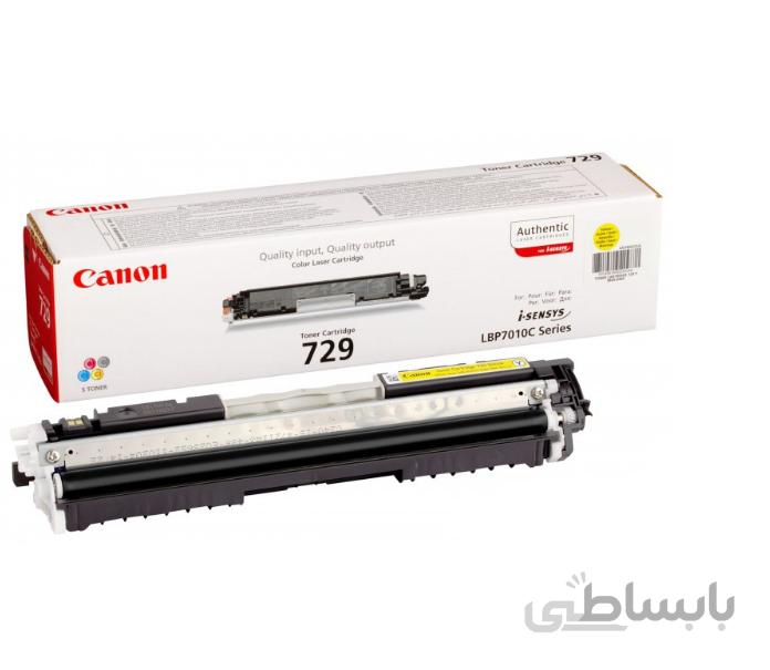 کارتریج لیزری کانن 729 زرد
