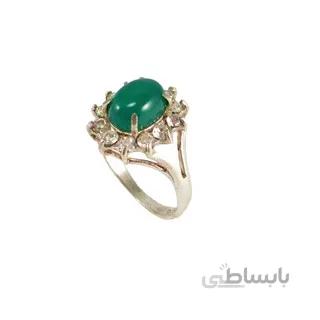 انگشتر نقره عقیق زنانه کد 3448