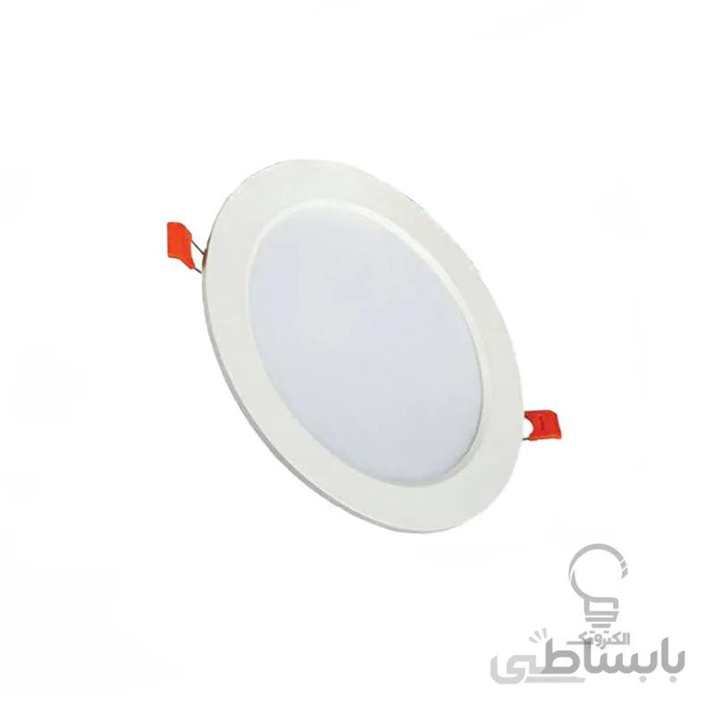 پنل LED بک لایت توکار گرد 24 وات سان لوکس