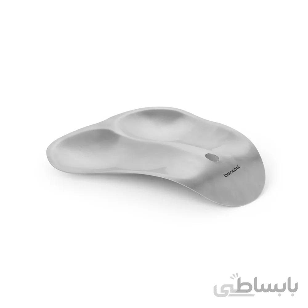 قاشق جای دوقلوی استیل