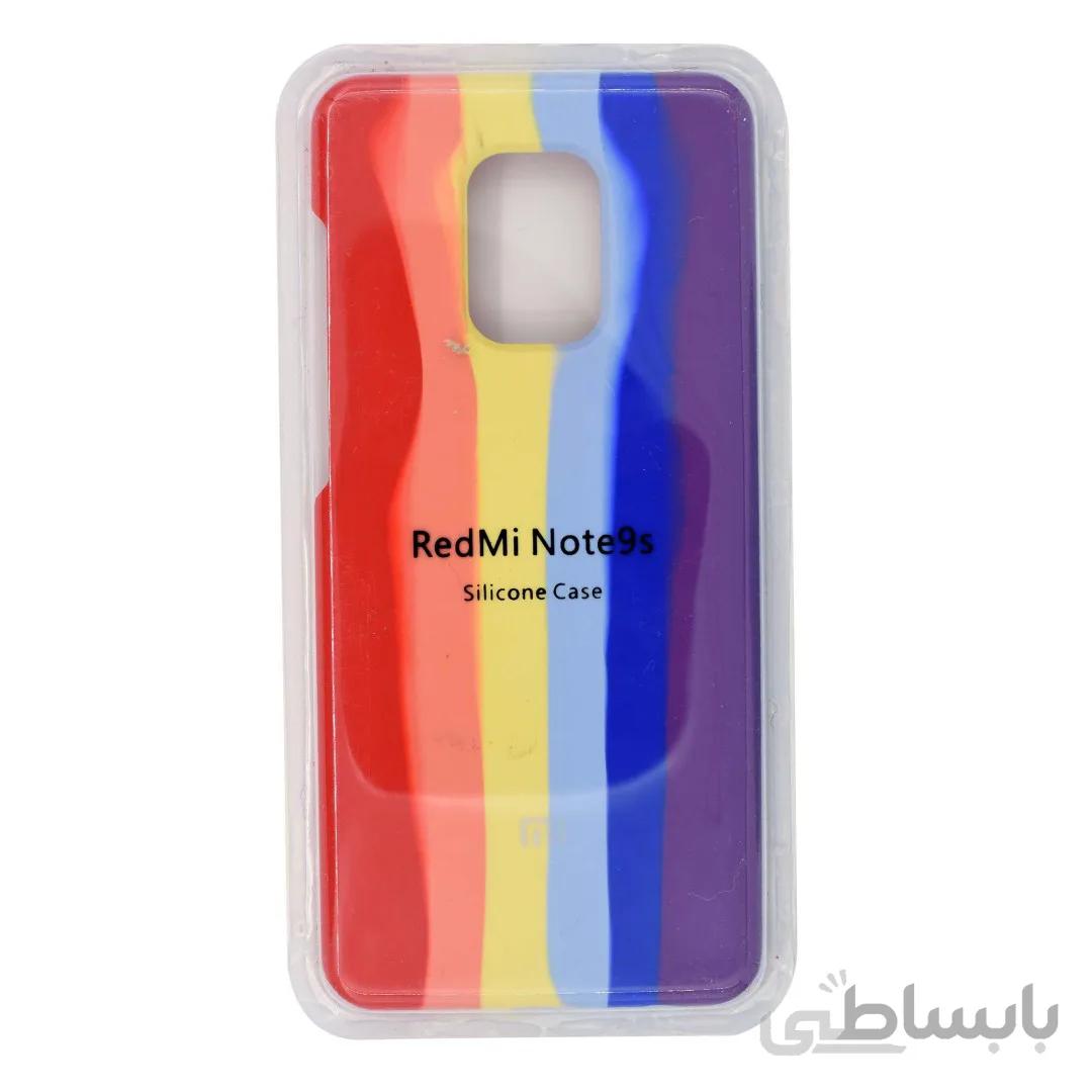 قاب گوشی شیائومی Redmi Note 9s / 9 Pro سیلیکونی رنگین کمانی مدل RB