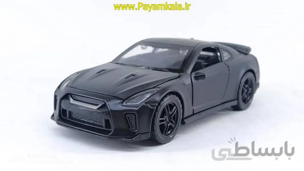 (غیر موزیکال) ماشین فلزی نیسان GTR (3611-C) مشکی
