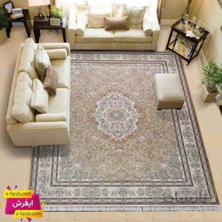فرش ماشینی مشهد طرح 815011 نسکافه ای
