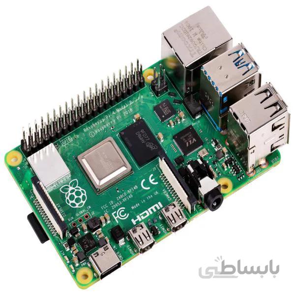 رزبری پای 4 مدلB با رم 8 گیگابایت - stok ا raspberry pi 4b 8GB element14