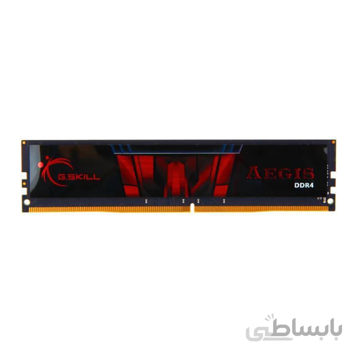 رم دسکتاپ DDR4 جی اسکیل تک کاناله 2400 مگاهرتز مدل Aegis ظرفیت 16 گیگابایت CL17
