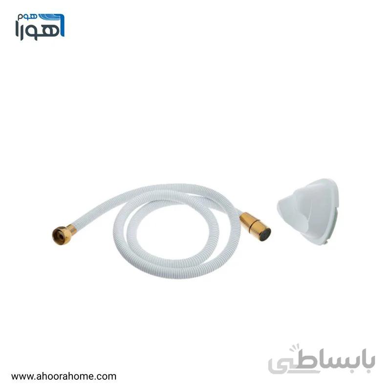 شلنگ توالت هانیس سفید طلایی