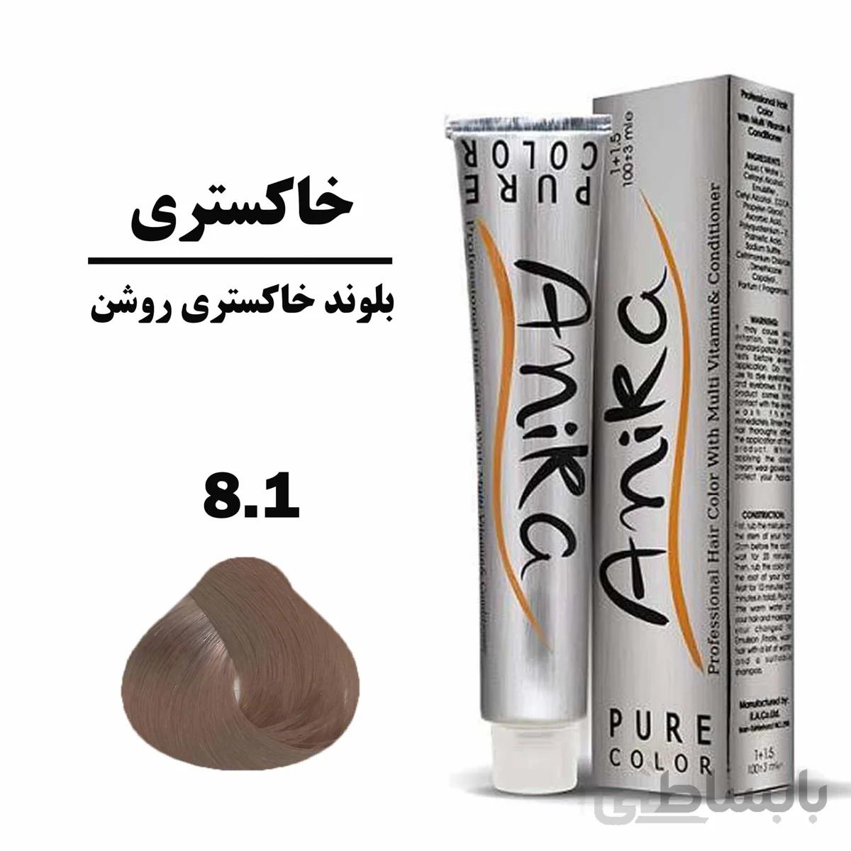 رنگ مو آنیکا 8.1 (بلوند خاکستری روشن)