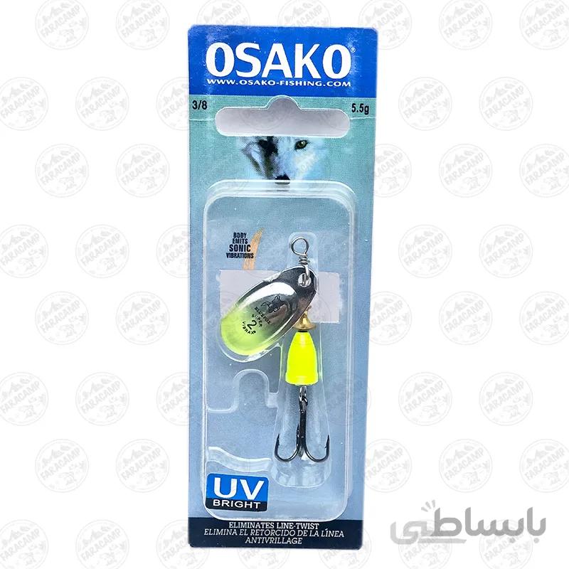 لانسه ماهیگیری اوساکو نقره ای فسفری سایز 2