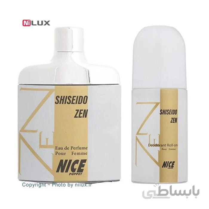 ست ادو پرفیوم زنانه نایس پاپت مدل Shiseido Zen حجم 82 میلی لیتر