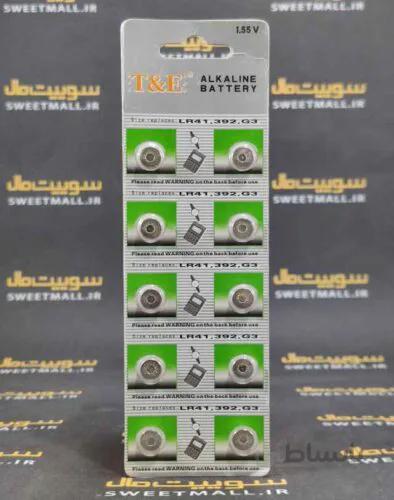 باتری سکه ای آلکالاین 1.55 ولت 10 عددی Alkaline-سایز AG3
