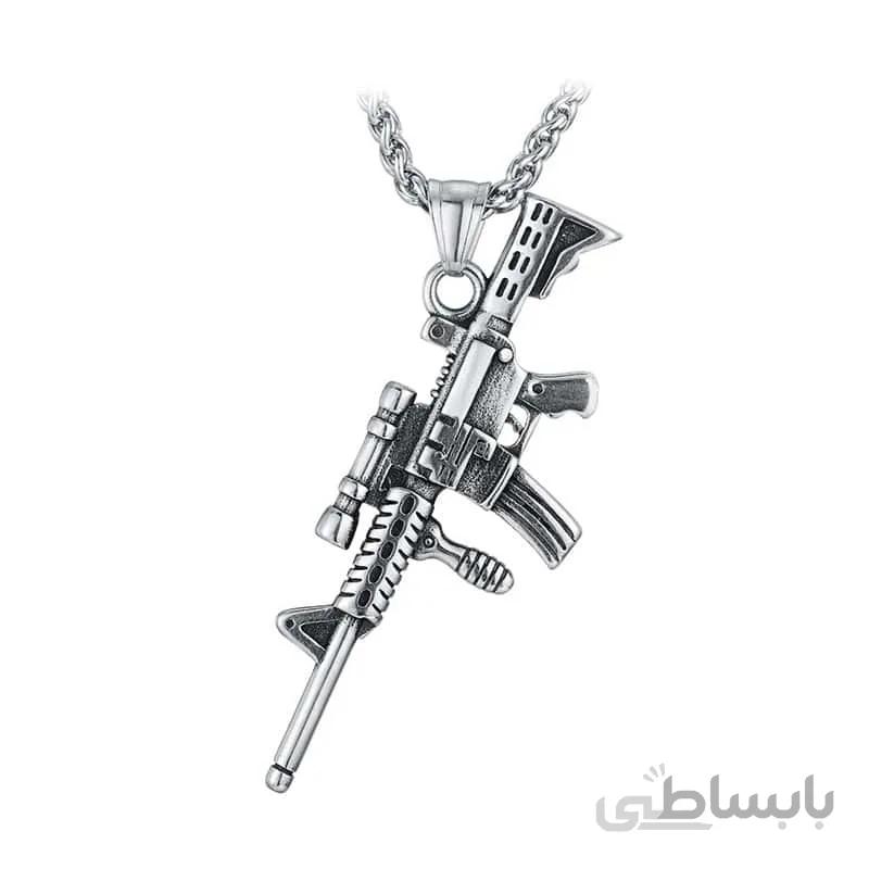 گردنبند استیل اسلحه M416