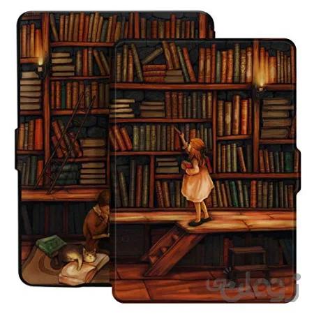 کاور رنگارنگ Ayotu برای Kindle Paperwhite Auto Wake / Cover Smart Protective Cover - متناسب با کلیه نسل های کاغذ سفید قبل از سال 2018 (متناسب با کاغذ شفاف همه چیز جدید نیست 10 نسل) K5-08 گل زردآلو سفید