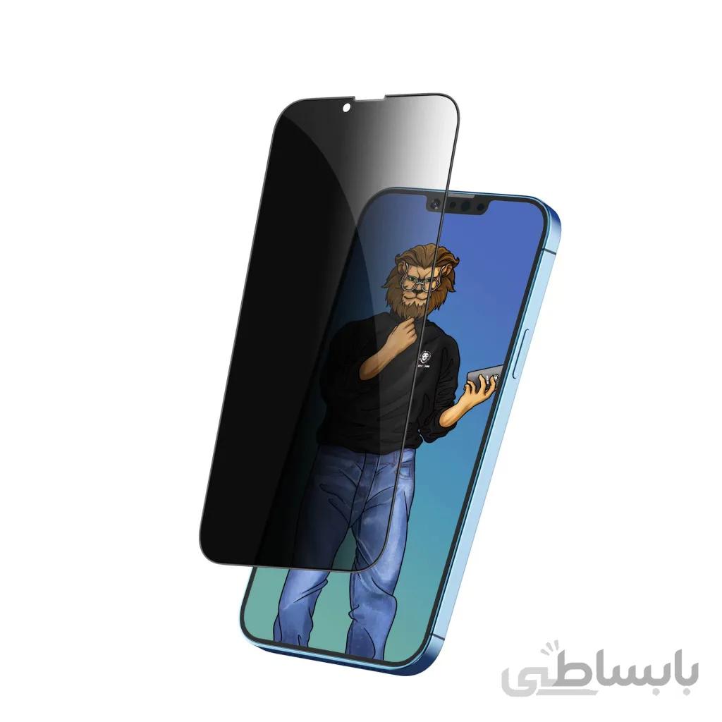 گلس محافظ صفحه 13 پرومکس گرین مدل 9H Steve privacy