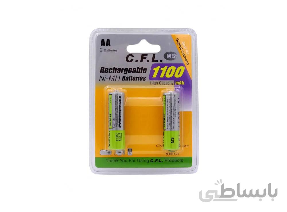 باتری قلمی قابل شارژ 1100mAh دوتایی مارک Digital C.F.L