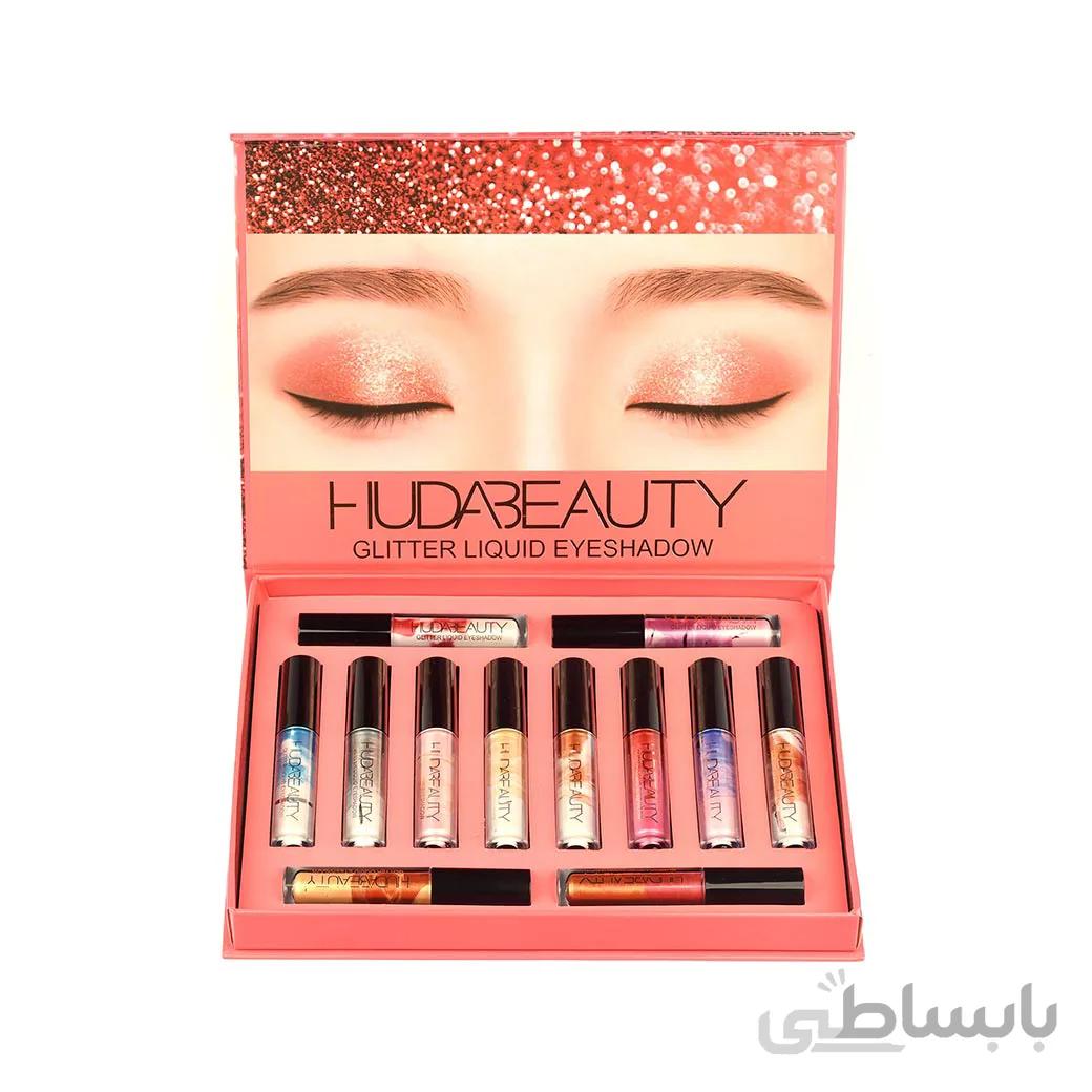 سایه چشم هدی بیوتی مایع ابر و بادی گلیتری ا Hudabeauty Eyeshadow Glitter Liquid