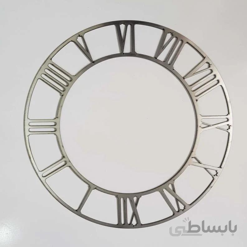 رینگ نقره ای اعداد ساعت