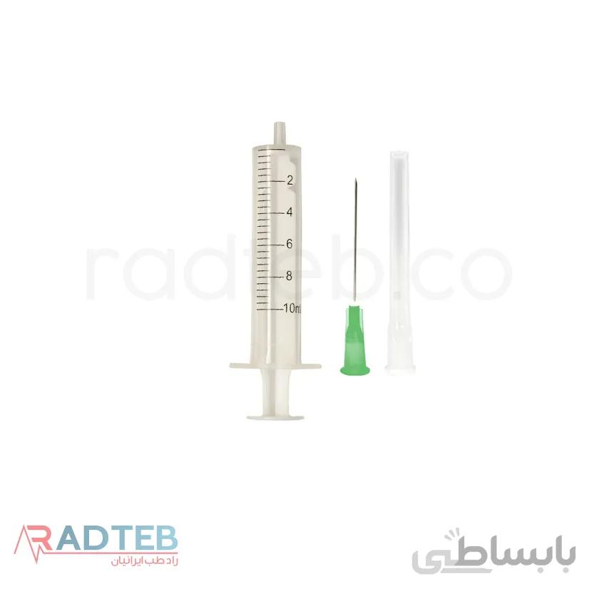 سرنگ 10 سی سی دو تکه ورید
