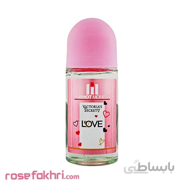 رول ضد تعریق زنانه Victoria's Secret Love پلی هات مومنت 50 میلی لیتری