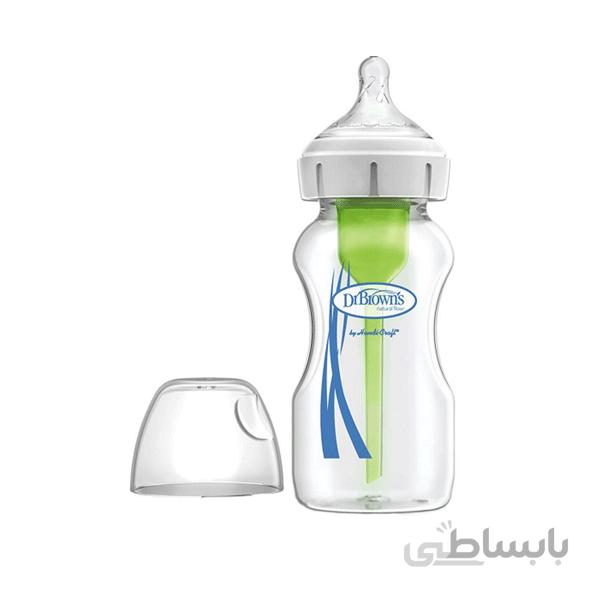 شیشه شیر دکتر براونز مدل D91700 گنجایش 270 میلی لیتر-بی رنگ ا drbrowns | 21414706