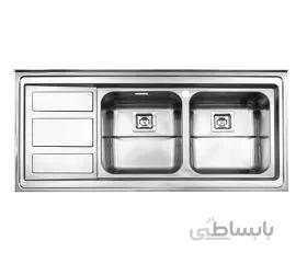 سینک استیل البرز 765 روکار کد 313356