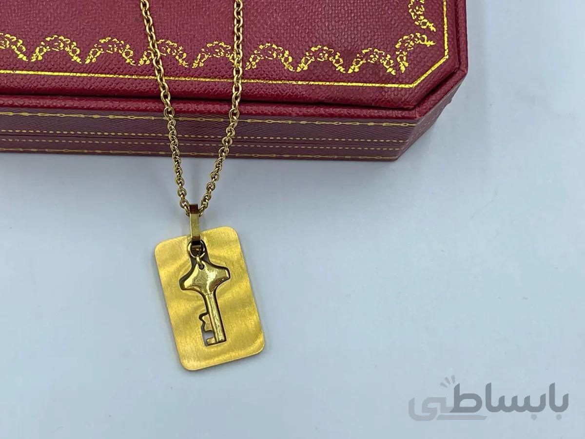 گردنبند کلید طلایی