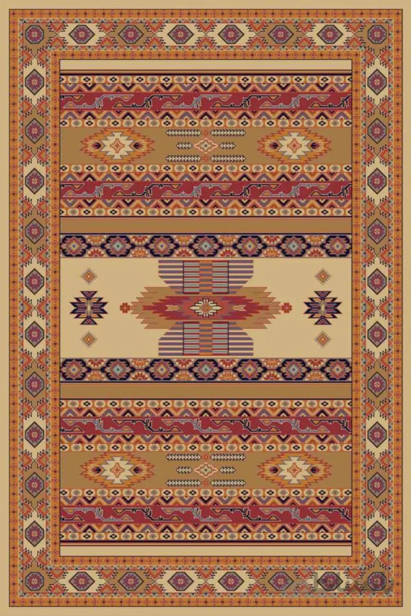 فرش ستاره کویر یزد کلکسیون شاهسون طرح B001-5001