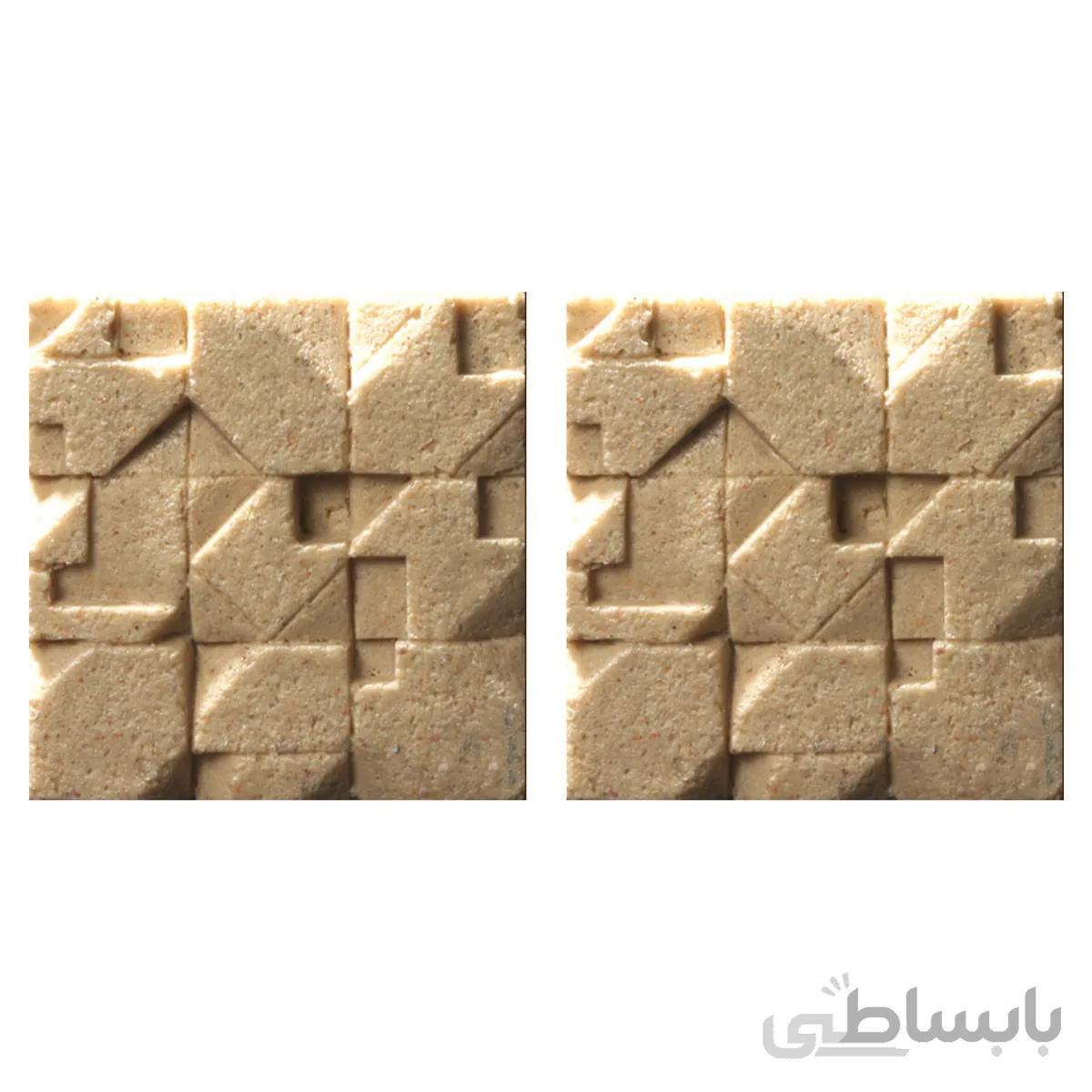 دیوارپوش تندیس و پیکره شهریار مدل آمای کد W1010-23 بسته 2 عددی