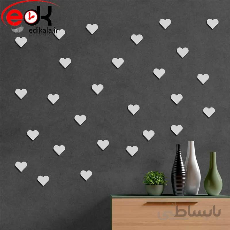 آینه دکوراتیو قلب با انتخاب نوع قلب و ابعاد مدنظر به هر تعداد
