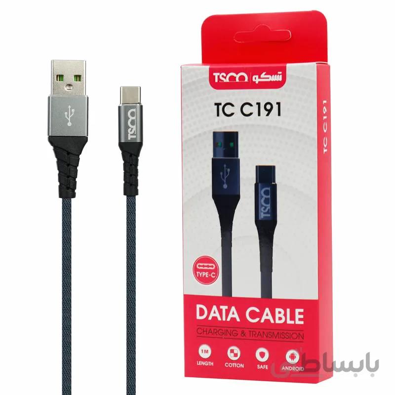 کابل TSCO TC C191 2.1A Type-C 1m
