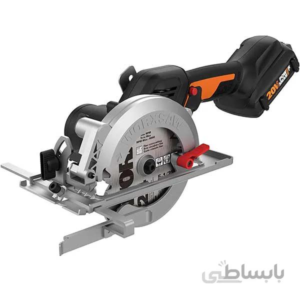 گردبر ماهواره ای ورکس مدل WX531L ا Worx WX531L 20V WORXSAW 4.5" Cordless Compact Circular Saw