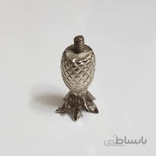 مجسمه تزئینی آناناس نقره ای