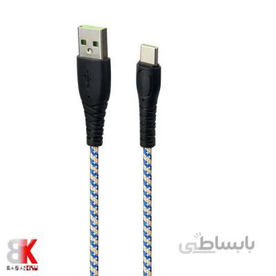کابل شارژر TYPE-C TSCO مدل TC C203 با متراژ 1 متر