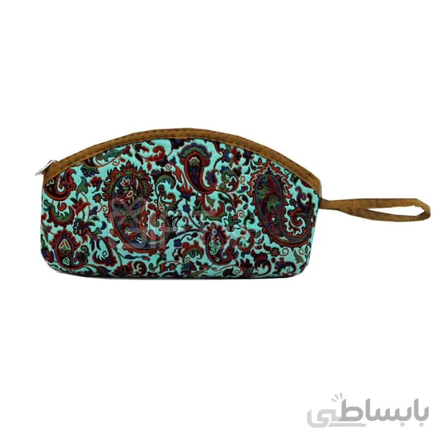 کیف ترمه لوازم آرایش (نسکافه ای )