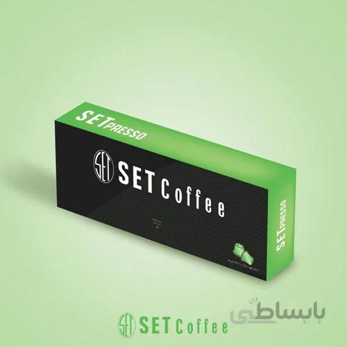 کپسول قهوه SETpresso سازگار با دستگاه نسپرسو ( GREEN ) پانزده -15- عددی