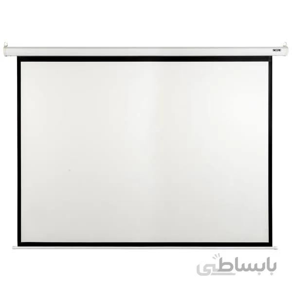 پرده نمایش پایه دار پروژکتور اسکوپ سایز 250x250