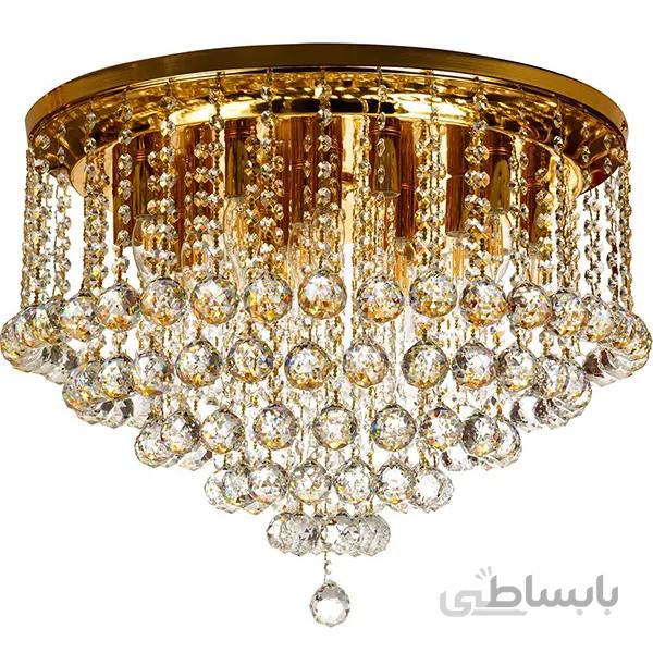 لوستر سقفی چشمه نور کد ۶۶۳۸/۶۰G طلایی